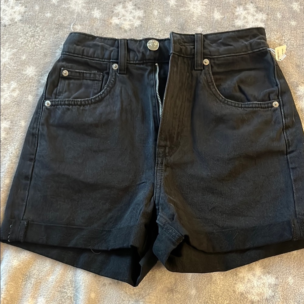 Women's Divided Black Denim Shorts